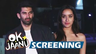 Watch OK JAANU Special Screening - Aditya Roy Kapur, Shraddha Kapoor Video