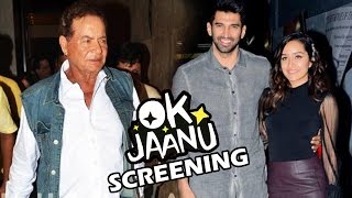 Watch Salman's Father Salim Khan WATCHES Shraddha-Aditya's OK JAANU Video