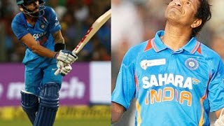Watch Virat Kohli breaks Sachin Tendulkar's record for most hundreds in successful chases Video