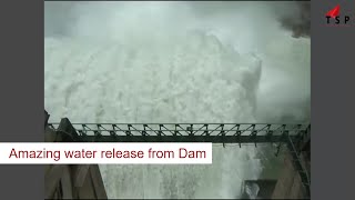 Watch Water release from Dam - Srisailam dam - Andhra pradesh, India Video