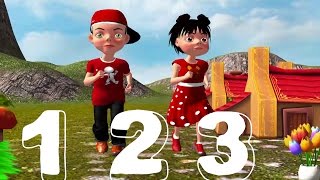 Watch 1 2 3 Song For Kids - Numbers Learning Song For Childrens - New 1 2 3 Song - TSP Kids Rhymes Video