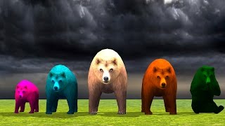 Watch Colour Bear Animated Rhymes For Kids - Funny Children Nursery Rhymes - TSP Kids Rhymes Video