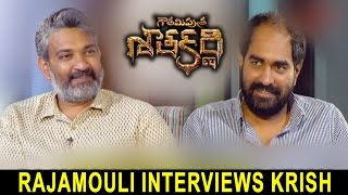 Watch Rajamouli Interviews Krish About Gautamiputra Satakarni || BhavaniHD Movies Video