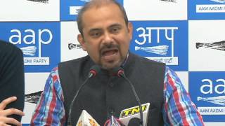 Watch Aap Delhi Convener Briefs on Complaint By Capt Amarinder Against AAP NRI Volunteers Video