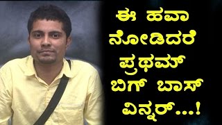 Watch Kannada Bigg Boss 4 : Pratham craze peaks | Pratham have bigg boss winning quality | Top Kannada TV Video