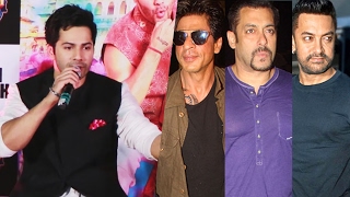 Watch Varun Dhawan WANTS To CLASH With Shahrukh, Salman, Aamir? Video
