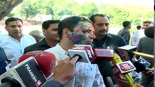 Watch Wishing you & your family a very Happy Holi : Rahul Video