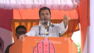 Watch Congress VP Rahul Gandhi addresses public rally in Kandi, Murshidabad, West Bengal, April 18, 2016 Video