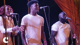 Watch London Community Gospel Choir sings backstage Video