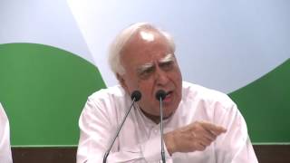 Watch AICC Press Conference addressed by Kapil Sibal, 8 November 2016 Video