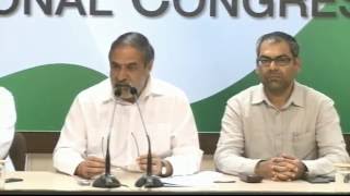 Watch AICC Press Conference addressed by Shri Anand Sharma, November 11, 2016 Video