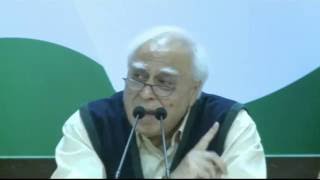 Watch AICC Press Conference addressed by Shri Kapil Sibal, November 15, 2016 Video
