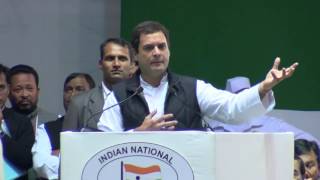 Watch Congress Vice President Rahul Gandhi speech at the Jan Vedna Sammelan Video
