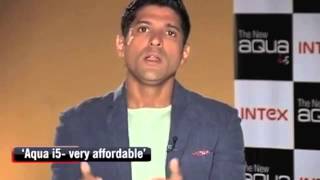 Watch Farhan talks about Intex Mobiles Video