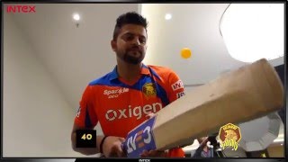 Watch Gujarat Lions Suresh Raina - Bat Tap Challenge Video