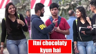 Watch Itni chocolaty kyun hai Comment Trolling Ep. 3 Pranks in India 2017 Unglibaaz Video