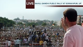 Watch LIVE : Congress VP Rahul Gandhi addresses Public Rally in Gorakhpur, Uttar Pradesh, Feb 27, 2017 Video