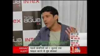 Watch CNBC Tech Guru in conversation with Farhan Akhtar and his association with Intex Aqua i-5. Video