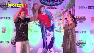 Watch Varun Dhawan and Alia Bhatt GROOVE at Badrinath Ki Dulhania Promotions  | SpotboyE Video