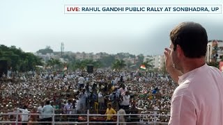 Watch LIVE : Congress VP Rahul Gandhi addresses Public Rally in Sonbhadra, Uttar Pradesh, March 5, 2017 Video
