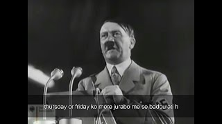 Watch Hitler Reaction Indian aam admi ki kahaani Video
