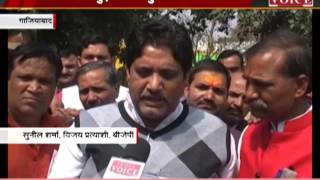 Watch india voice correspondent talk with bjp candidate sunil sharma Video