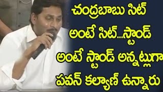 Watch Pawan Is puppet Of ChandraBabu: YS Jagan Sensational Comments On Pawan Kalyan Political Behaviour | Video