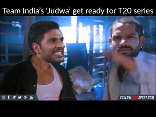 Watch Judwa starring MS Dhoni and Yuvraj Singh Video