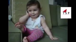 Watch Baby talking on the phone - KIDS REACT TO ROTARY PHONES 2017 - New Funny Videos 2017 Video