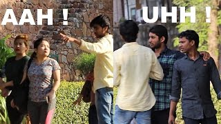 Watch Bumping and MOANING (aah) Prank ( prank on girls ) | Pranks In India Video