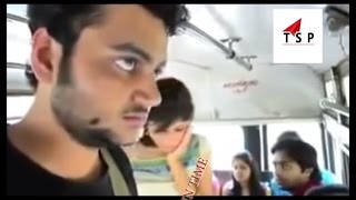 Watch Girl slap a boy and Then Boy slap a Girl in a bus - Top Funny Videos - Whatsapp Funny Videos Video