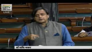 Watch Dr. Shashi Tharoor Speech on The Mental Healthcare Bill, 2016 Video