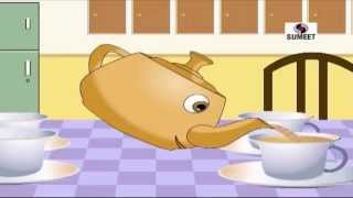 Watch I am a Little Tea Pot Nursery Rhyme English Sumeet Kids Video