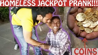 Watch Giving 1000s of COINS to Homeless People in India Video