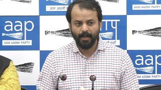 Watch Aam Aadmi Party's internal survey Briefed by Aap leader Ashish Khetan on MCD election Video