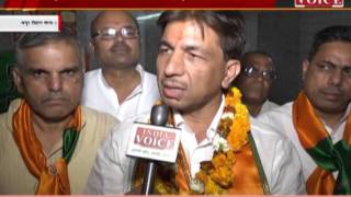 Watch india voice correspondent talk with bjp candidate govind aggarwal Video