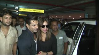 Watch Karan welcomes his LOVE Bipasha with hugs and kisses Video