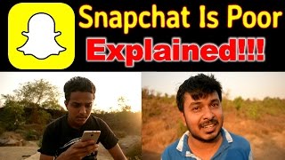 Watch India Is Not Poor, Snapchat Is Poor Explained #REDpictures Video
