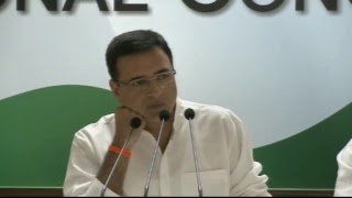 Watch AICC Media Byte By Randeep Surjewala at Congress HQ. April 21, 2017 Video