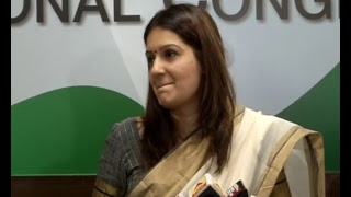 Watch AICC Media Byte By Priyanka Chaturvedi at Congress HQ. April 25, 2017 Video