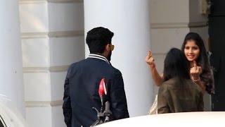 Watch GIRL showing MIDDLE FINGER | PRANKS IN INDIA | PhrankTV Video