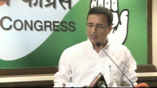 Watch LIVE : AICC Press Briefing by Randeep Singh Surjewala at Congress HQ Video