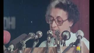 Watch Indira Gandhi lauds Indiaâ€˜s Nuclear Program Video