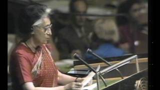 Watch UN peace speech and elctronic shots Video