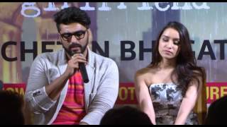 Watch Half Girlfriend Book Launch Part 2 | Chetan Bhagat | Shraddha Kapoor | Arjun Kapoor Video