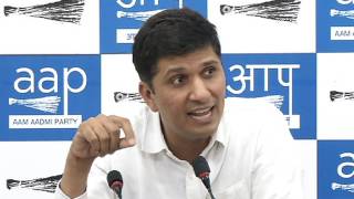Watch Aap Leader Saurabh Bhardawaj Press Brief on EVM Hacking Video