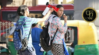 Watch AirHorn Prank on Girls Gone Wrong | Pranks in India | PhrankTV| Video