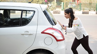 Watch PUSHING CAR PRANK - Part 2 | PhrankTV | Pranks in India Video
