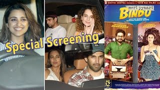 Watch Meri Pyaari Bindu Special Screening Of Film At Yash Raj Studio Bollywood Bhaijan Video