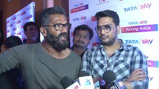 Watch Ajay Devgan & Suniel Shetty At The Launch Of Tata Sky Next Pioneering Initiative part 2 Video